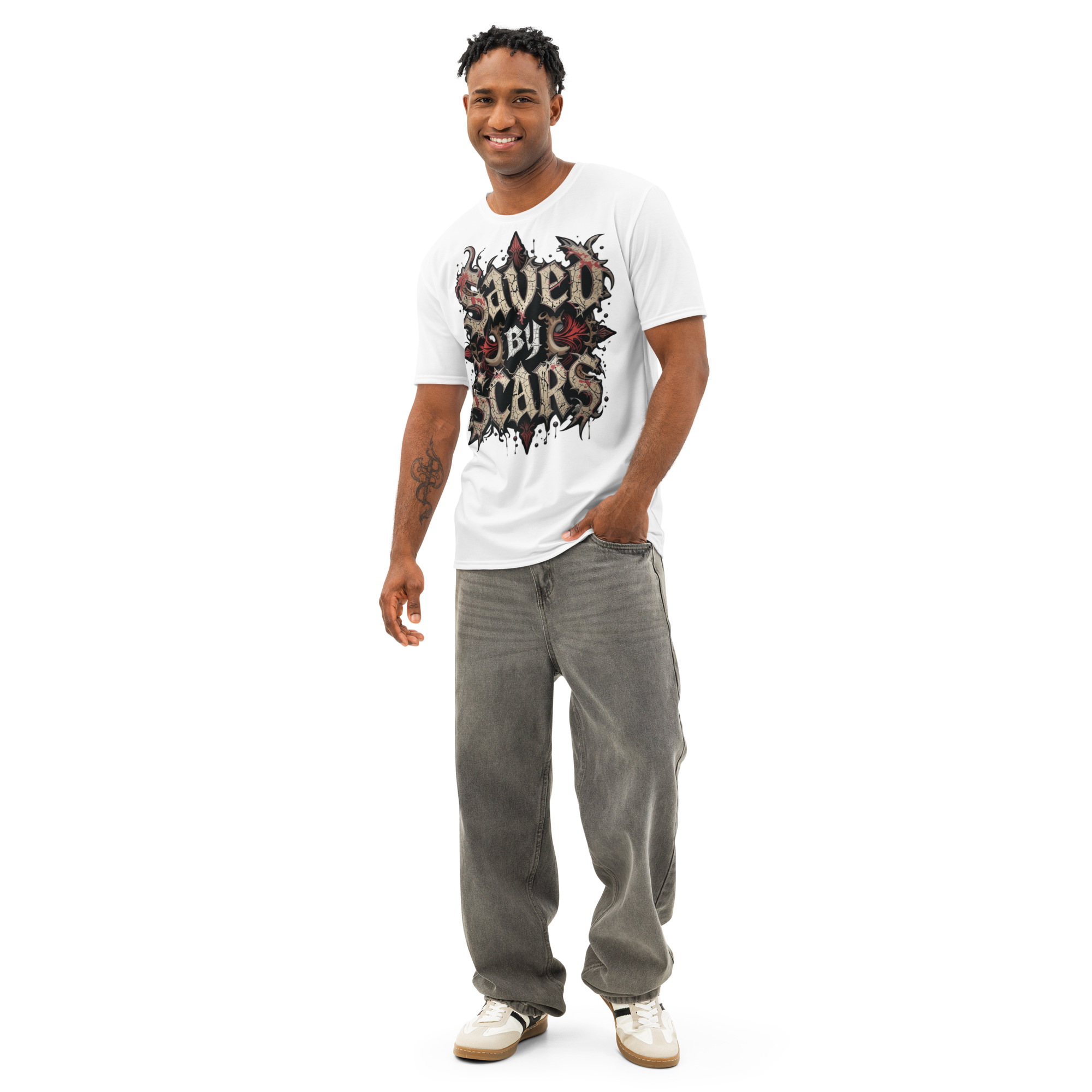 Men’s cotton crew neck t-shirt - Image 3